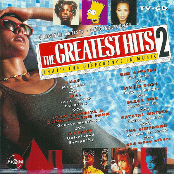 Various - The Greatest Hits 2 - 1991 - 2 (CD) 70816 Compact Disc Goede Staat