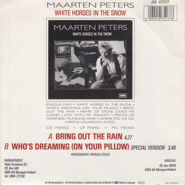 Maarten Peters - Bring Out The Rain 20311 Vinyl Singles Vinyl Goed / Hoes Goed