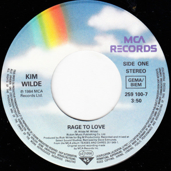Kim Wilde - Rage To Love 15176