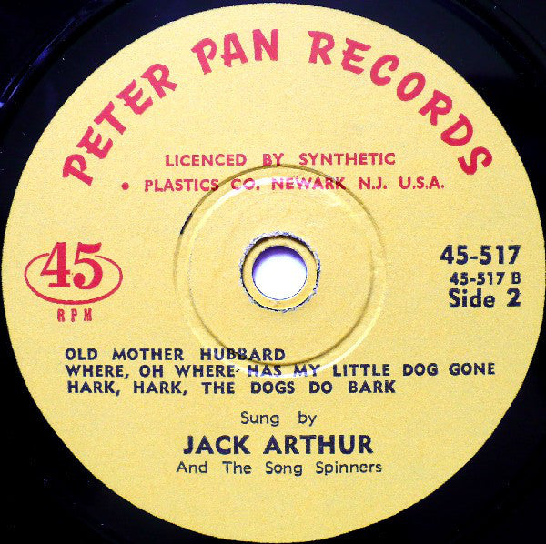 Jack Arthur And The Song Spinners - Humpty Dumpty 24466 Vinyl Singles Vinyl Goed / Hoes Goed