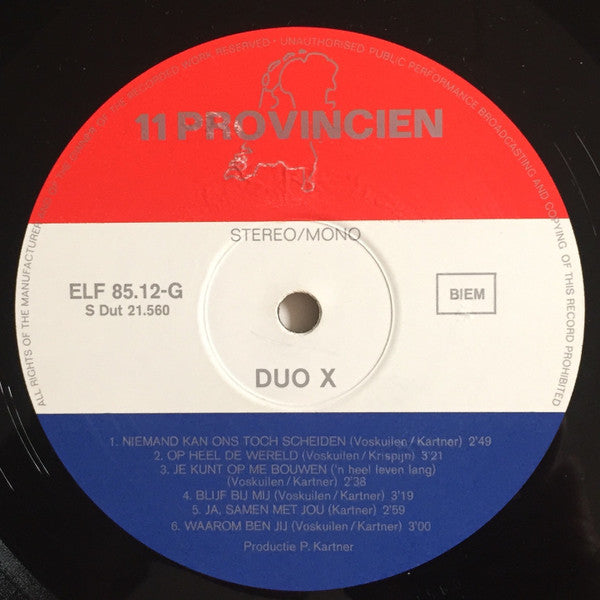 Duo X en De Kermisklanten - In Gedachten Zie Ik Het Kerkje Weer (LP) 41019 Vinyl LP Vinyl Goed / Hoes Goed