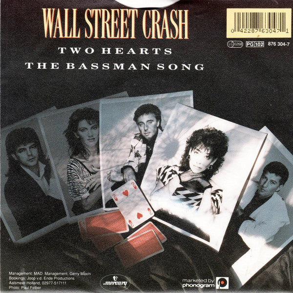 Wall Street Crash - Two Hearts 21458 Vinyl Singles Vinyl Goed / Hoes Goed