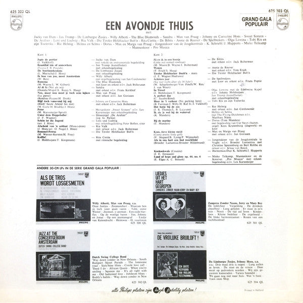 Various - Een Avondje Thuis (LP) 51421 Vinyl LP Vinyl Goed / Hoes Goed