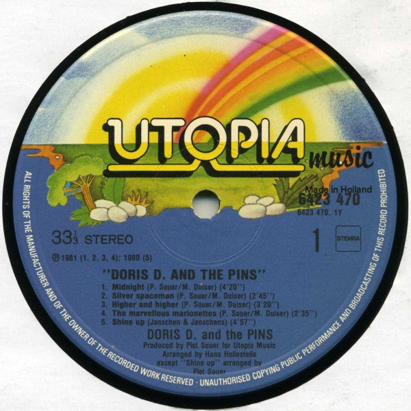 Doris D And The Pins - Doris D And The Pins (LP) 49940