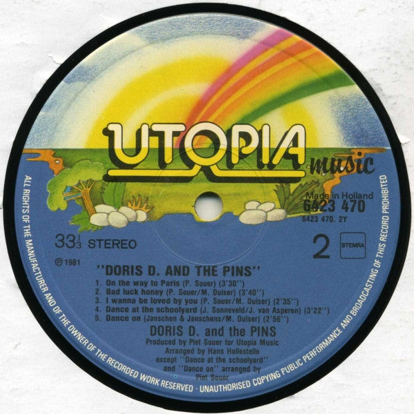Doris D And The Pins - Doris D And The Pins (LP) 49940
