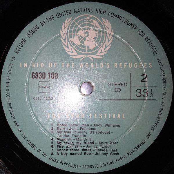 Various - Top Star Fastival (LP) 40533 Vinyl LP Vinyl Goed / Hoes Redelijk