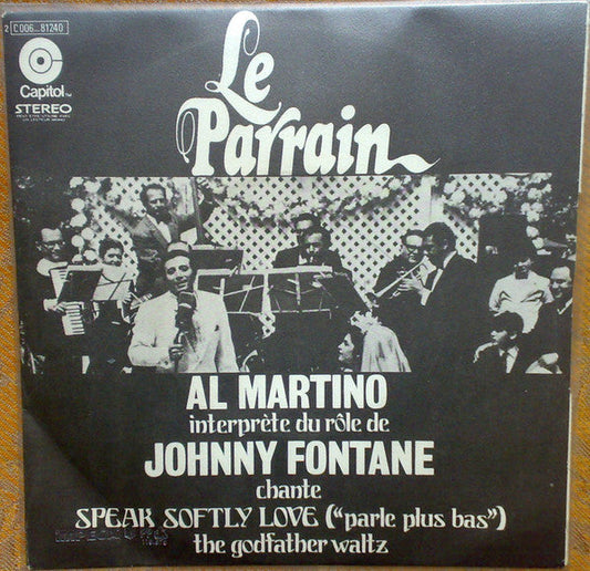 Al Martino - Love Theme From Le Parrain (Speak Softly Love) 33175 Vinyl Singles Vinyl Goed / Hoes Goed
