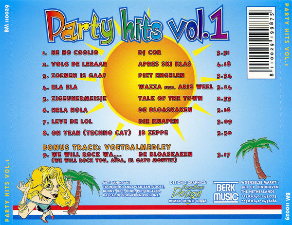 Various - Party Hits Vol. 1 (Costa Brava) (CD) 70610 Compact Disc Goede Staat