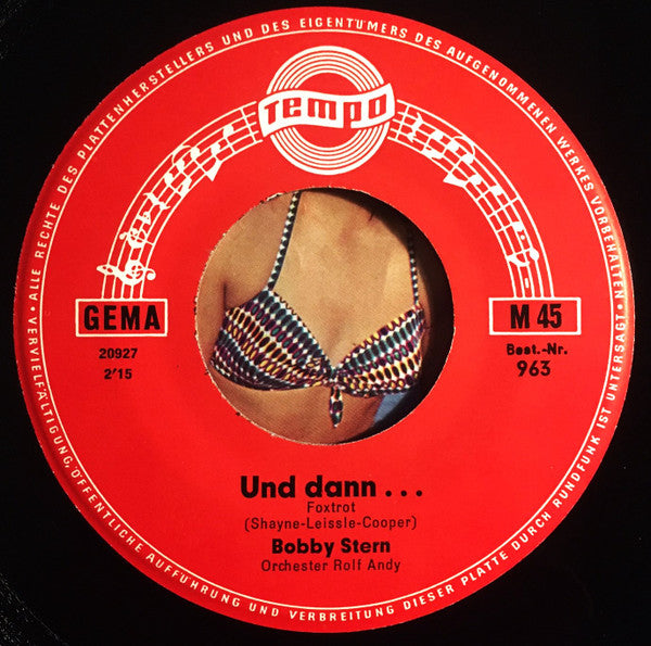 Udo Spitz / Bobby Stern - Abschied Vom Meer 02837 Vinyl Singles Vinyl Goed / Hoes Goed