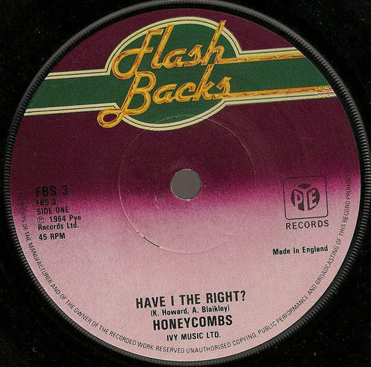 Honeycombs - Have I Right? 38625 Vinyl Singles Vinyl Goed / Hoes Generic