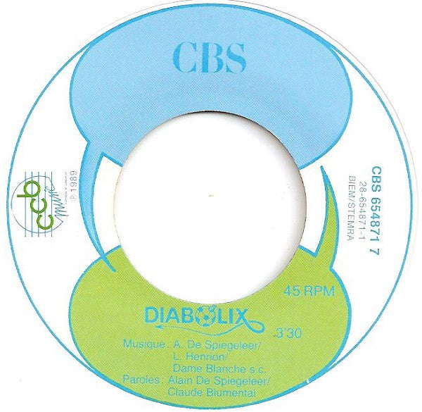 Made In Belgium - Diabolix 41279 Vinyl Singles Vinyl Goed / Hoes Goed