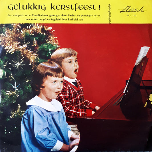 Kinderkoor Zanggenot, Kinderkoor De Winterkoninkjes - Gelukkig Kerstfeest (LP) 52289 Vinyl LP Vinyl Goed / Hoes Goed
