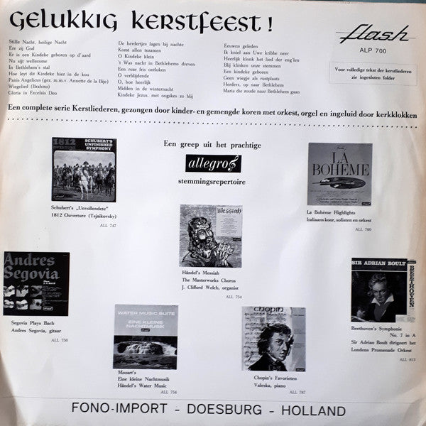Kinderkoor Zanggenot, Kinderkoor De Winterkoninkjes - Gelukkig Kerstfeest (LP) Vinyl LP Vinyl Goed / Hoes Goed