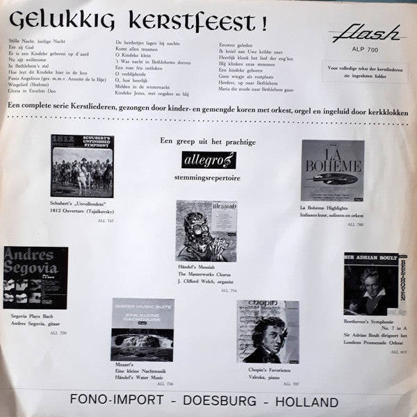 Kinderkoor Zanggenot, Kinderkoor De Winterkoninkjes - Gelukkig Kerstfeest (LP) 52289 Vinyl LP Vinyl Goed / Hoes Goed