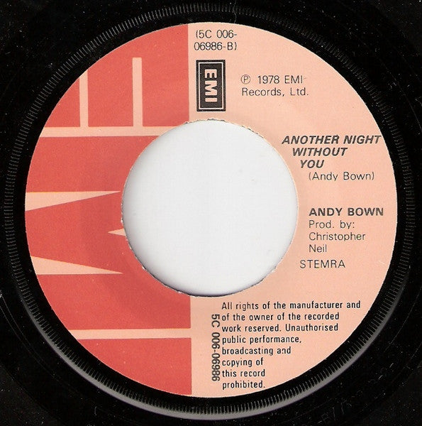 Andy Bown - Another Shipwreck 17384 Vinyl Singles Vinyl Goed / Hoes Goed