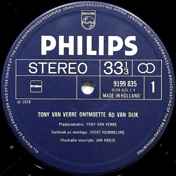 Tony from Afar Met Ko van Dijk - Tony from Afar Met Ko van Dijk (LP) 48301