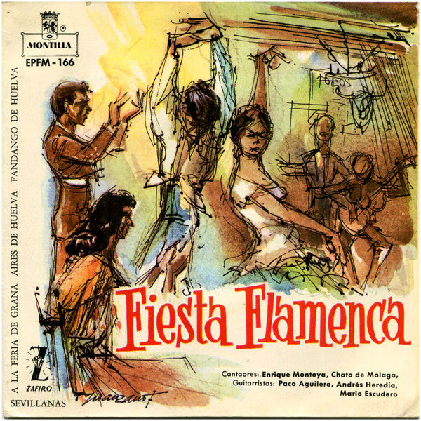 Various - Fiesta Flamenca 13395 Vinyl Singles EP Vinyl Goed / Hoes Goed