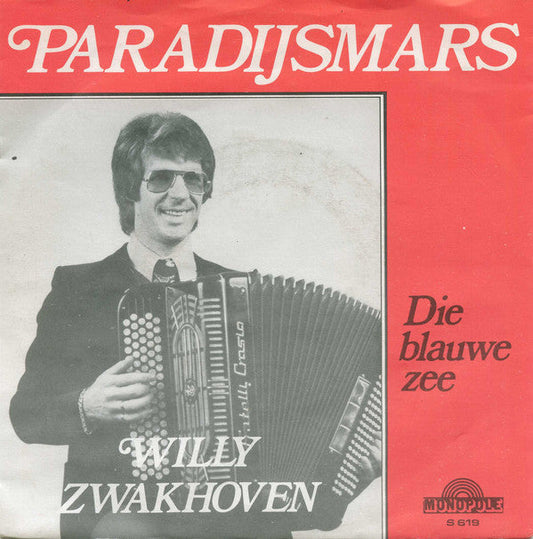 Willy Zwakhoven - Paradijsmars 27236 Vinyl Singles Vinyl Goed / Hoes Goed