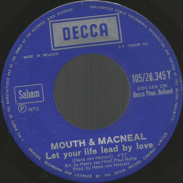 Mouth & MacNeal - You-Kou-La-Le-Lou-Pie 30950 Vinyl Singles Vinyl Goed / Hoes Goed