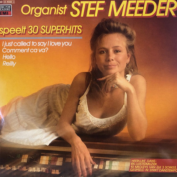 Stef Meeder - Organist Stef Meeder Speelt 30 Superhits (LP) 50597 Vinyl LP Vinyl Goed / Hoes Goed