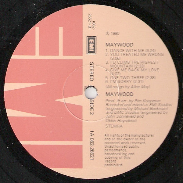 Maywood - Maywood (LP) 44941 Vinyl LP Vinyl Goed / Hoes Goed