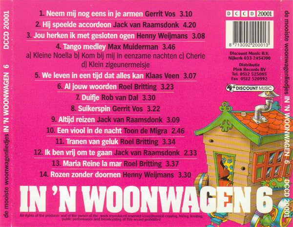 Various - In 'n Woonwagen 6 (CD) Compact Disc Vinyl Goed / Hoes Goed