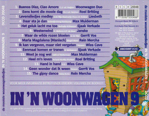 Various - In 'n Woonwagen 9 (CD) Compact Disc Vinyl Goed / Hoes Goed
