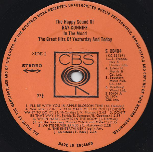 Ray Conniff – The Happy Sound Of Ray Conniff (LP) 42740