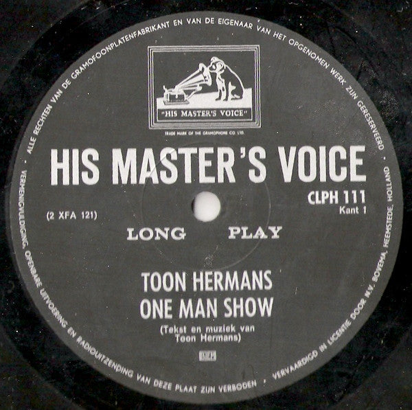 Toon Hermans – One Man Show, aufgenommen im Theater Carré, Amsterdam (LP) 45335