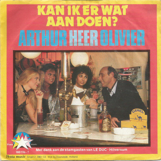 Arthur Heer Olivier - Kan Ik Er Wat Aan Doen? 40169 Vinyl Singles Vinyl Goed / Hoes Goed