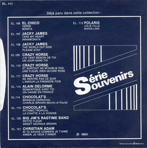 Crazy Horse - Ne Rentre Pas Ce Soir 29576 Vinyl Singles Vinyl Goed / Hoes Goed