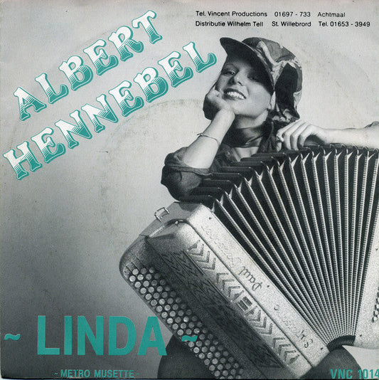 Albert Hennebel - Linda 25069 Vinyl Singles Vinyl Goed / Hoes Goed
