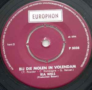 Ria Wels - Moeder Niet Huilen 36520 Vinyl Singles Vinyl Goed / Hoes Generic