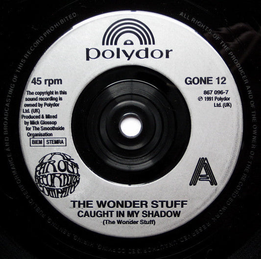 Wonder Stuff - Caught In My Shadow 23617 Vinyl Singles Vinyl Goed / Hoes Goed
