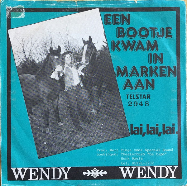 Wendy - Een Bootje Kwam In Marken Aan 33330 Vinyl Singles Vinyl Goed / Hoes Goed