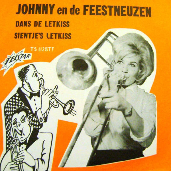 Johnny En De Feestneuzen - Dans De Letkiss 11298 Vinyl Singles Vinyl Goed / Hoes Goed