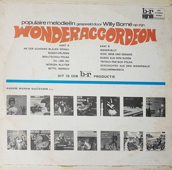Willy Borne Op Zijn Wonderaccordeon - Populaire Melodien (LP) 46111 Vinyl LP Vinyl Goed / Hoes Goed