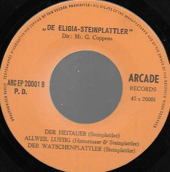 Eligia-Steinplattler - Zing En Dans Met De 12872 Vinyl Singles Vinyl Goed / Hoes Redelijk