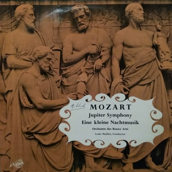 Wolfgang Amadeus Mozart, L' Orchestre Des Beaux Arts - Jupiter Symphony (LP) 49717 Vinyl LP Vinyl Goed / Hoes Goed