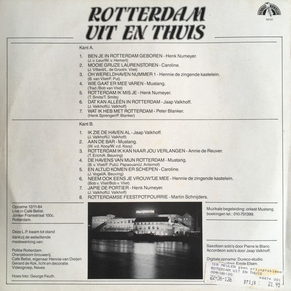 Various - Rotterdam Uit En Thuis (LP) 50862 Vinyl LP Vinyl Goed / Hoes Goed