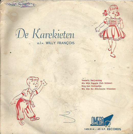 Kinderkoor Karekieten - Vaders Verjaardag 42545 Vinyl Singles Vinyl Goed / Hoes Goed