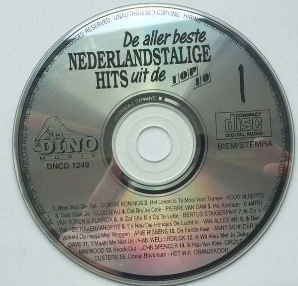 Various - De Allerbeste Nederlandstalige Hits Uit De Top 40 (CD) 71091 Compact Disc 2x Vinyl Goed / Hoes Goed