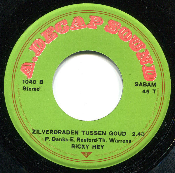 Janneman, Ricky Hey, De Pottepakkers - Over 25 Jaar 33508 Vinyl Singles Vinyl Goed / Hoes Goed