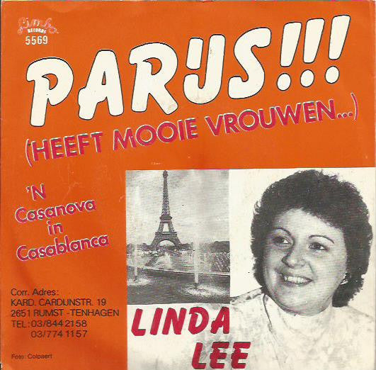 Linda Lee - Parijs...!!! (heeft Mooie Vrouwen) 37134 Vinyl Singles Vinyl Goed / Hoes Goed