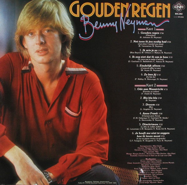 Benny Neyman - Gouden Regen (LP) 51439 Vinyl LP Vinyl Goed / Hoes Goed