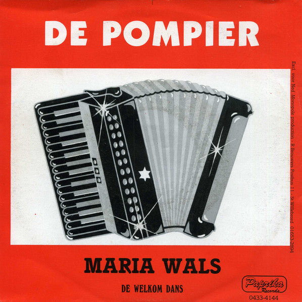 Pompier - Mariawals 19194 Vinyl Singles Vinyl Goed / Hoes Goed