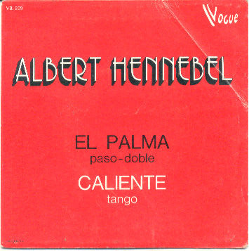 Albert Hennebel - El Palma 24112 Vinyl Singles Vinyl Goed / Hoes Goed