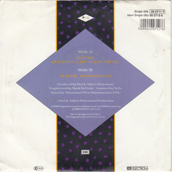 Hazell Dean - Maybe (We Should Call It A Day) Vinyl Singles Vinyl Zeer Goed / Hoesje Goed "VINYLSINGLES.NL"