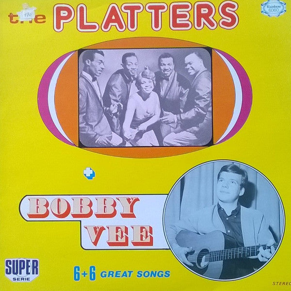 Platters + Bobby Vee - 6+6 Great Songs (LP) 50005 Vinyl LP Vinyl Goed / Hoes Goed