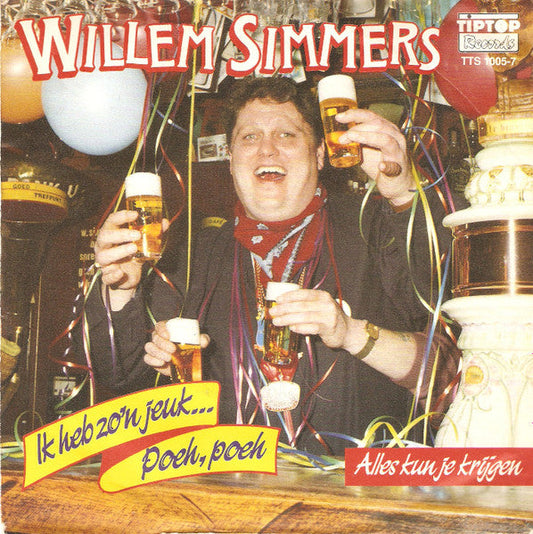 Willem Simmers - Ik Heb Zo'n jeuk...Poeh,Poeh 37076 Vinyl Singles Vinyl Goed / Hoes Goed